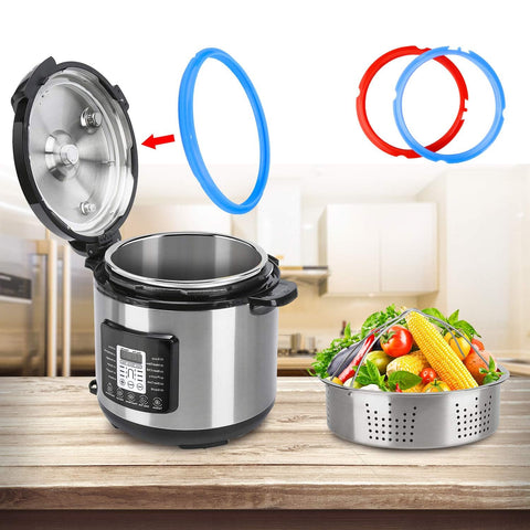 Acnusik stainless steel steam trivet rack supports even heat and easy lifting.