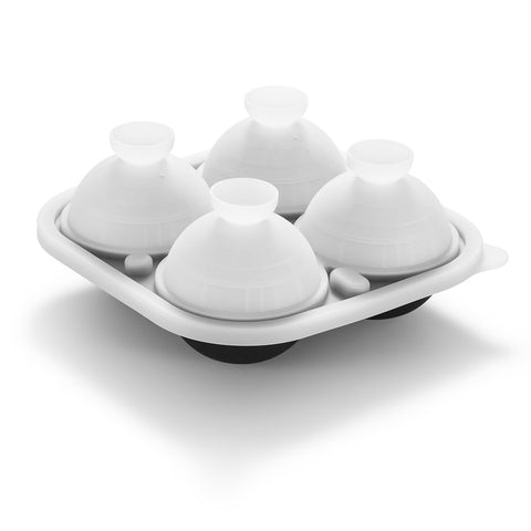ACOOKEE Death Star ice cubes add a nerdy touch to drinks.