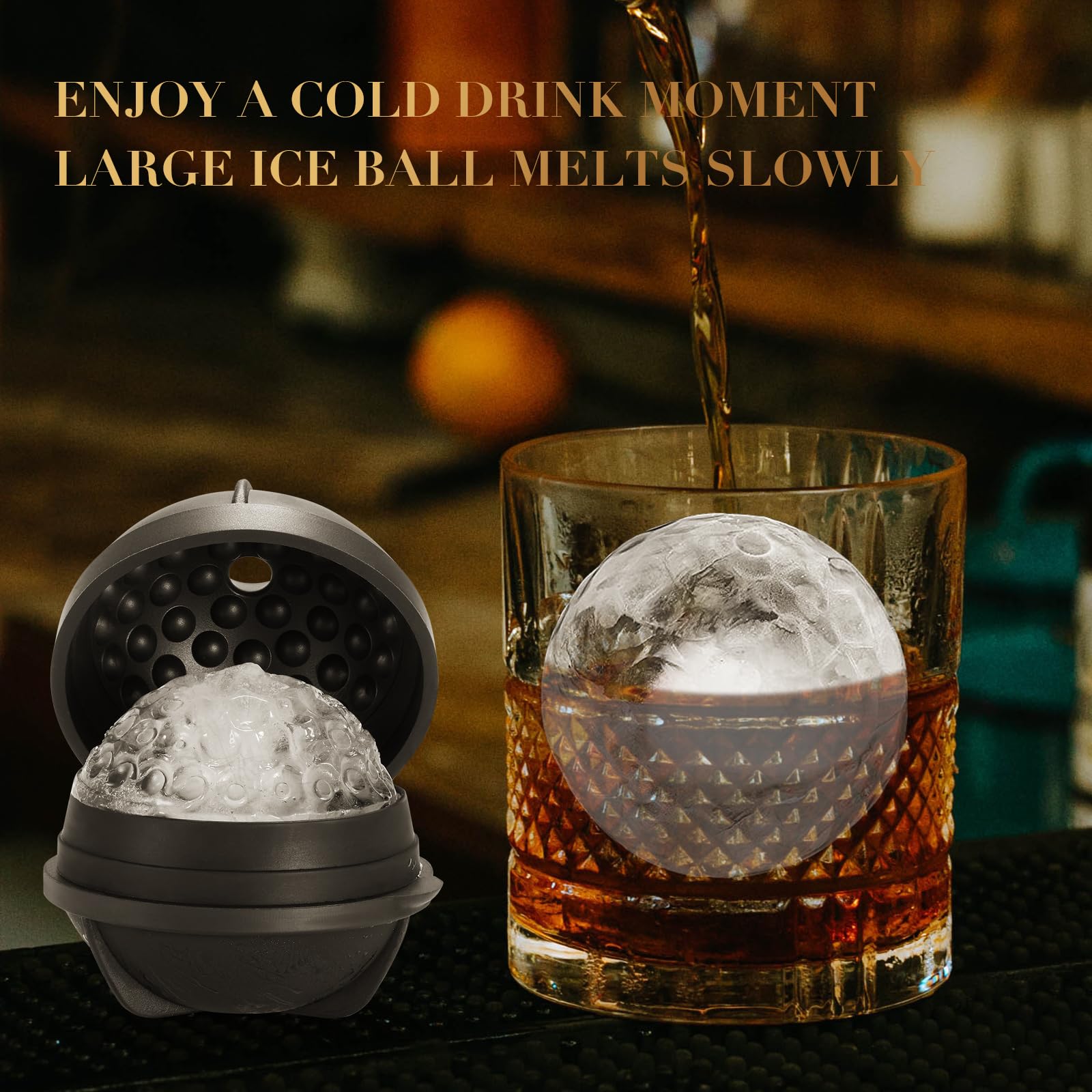 ACOOKEE easy-release silicone ice mold for quick removal