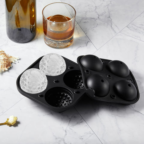 ACOOKEE large sphere ice cube mold creates slow-melting ice for drinks.