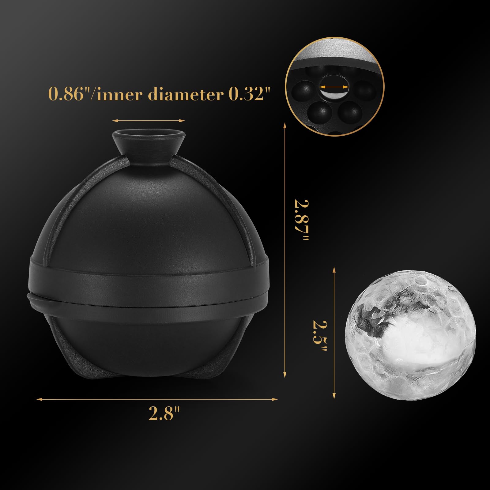ACOOKEE leak-free ice tray demonstrating tight seal