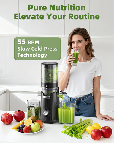 ACoqoos cold press juicer BPA-free materials ensure safe drinking