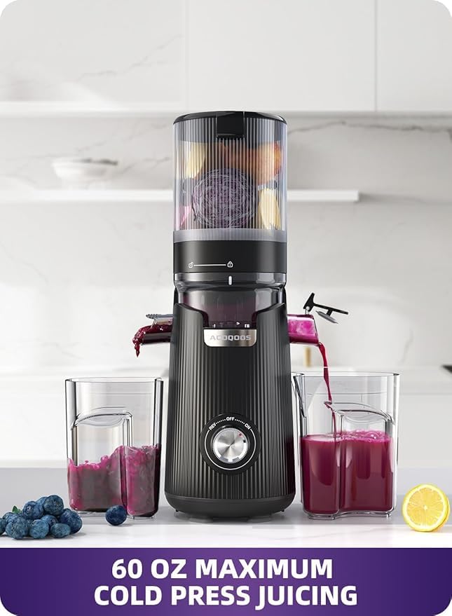 ACoqoos BPA-free construction supports pure-tasting juice.