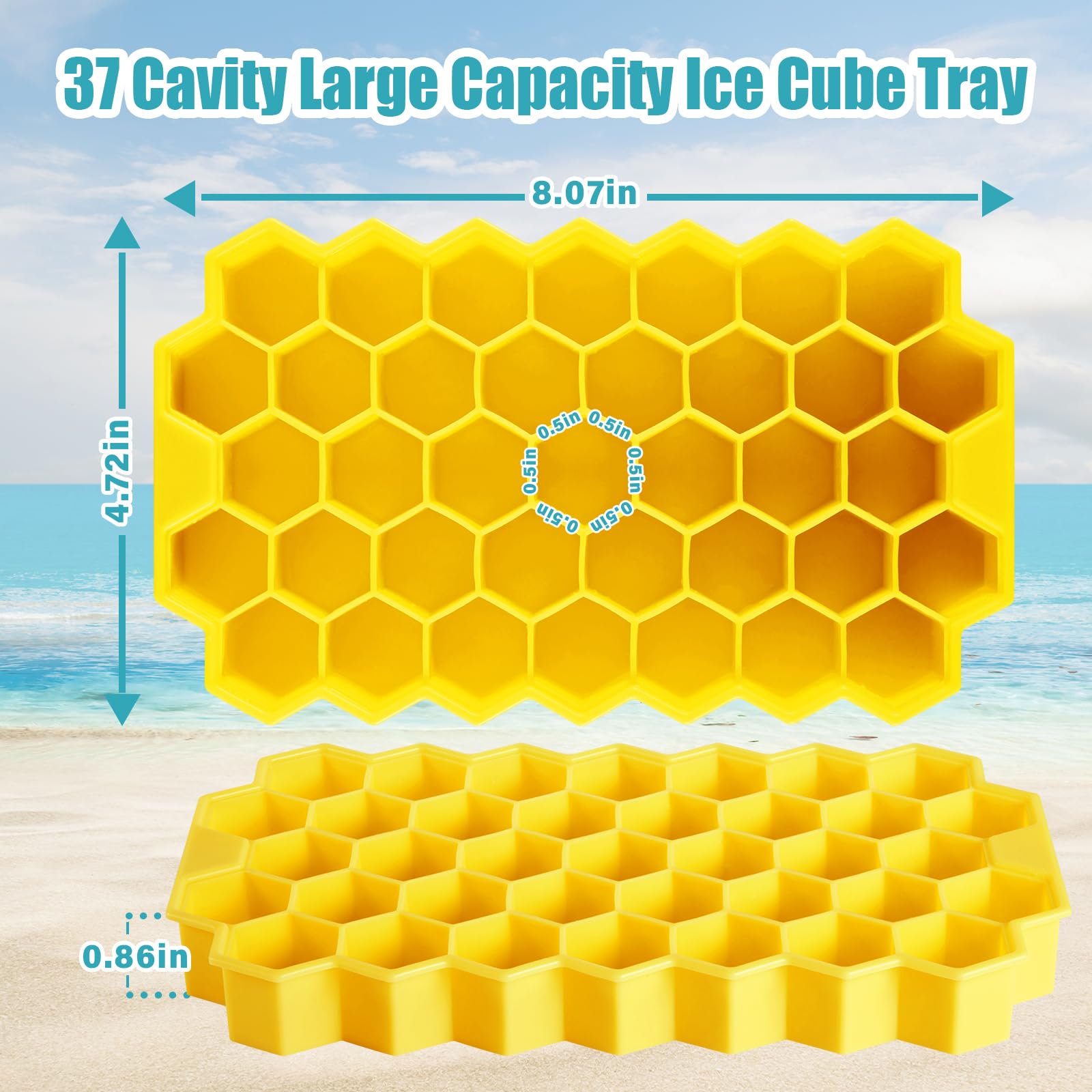 Acosexy Yerrow 3.3 oz popsicles prepared with sticks