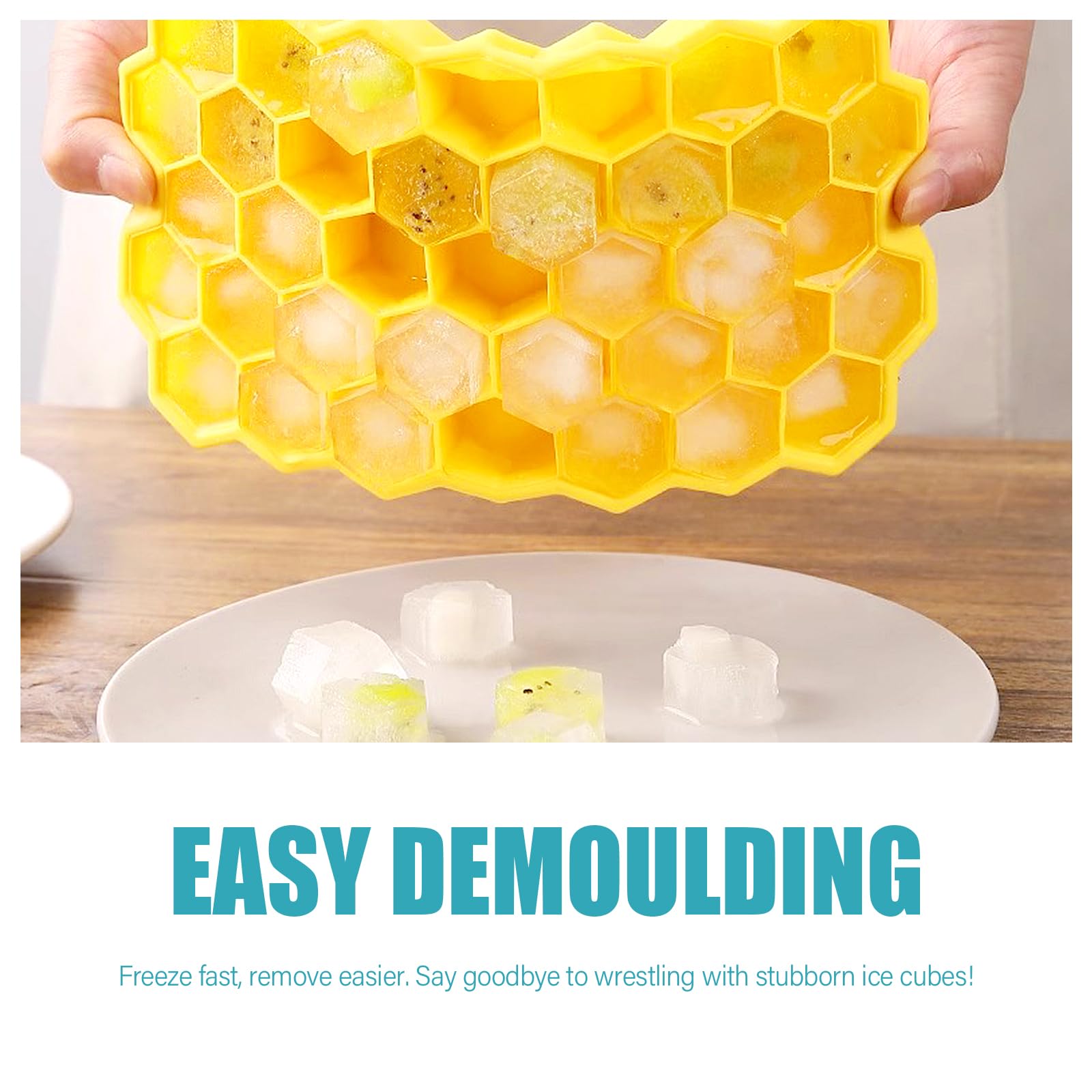 Acosexy silicone ice mold is soft and durable for reuse