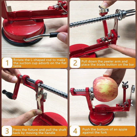 ACOTUM Extra Blades for Apple Slicer in red offer versatile attachments