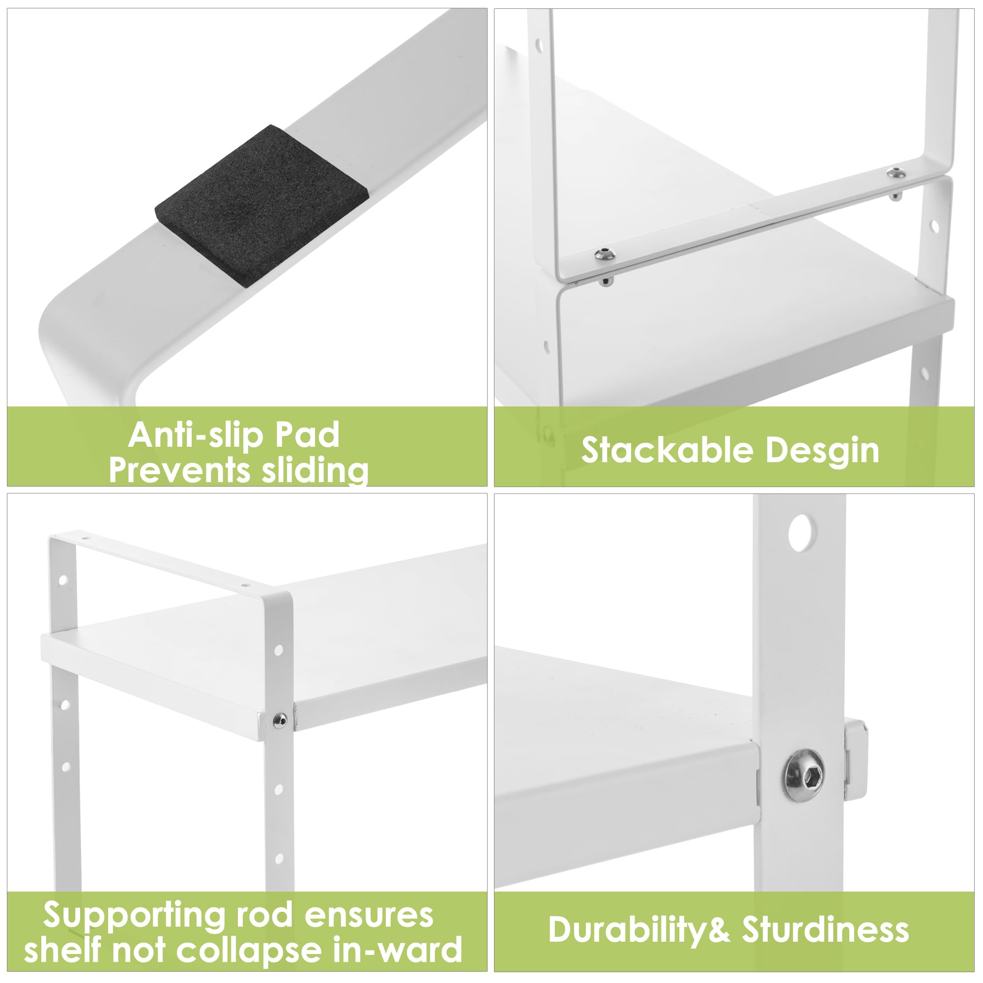 Across-Star non-slip-foot design prevents shifting on countertops.