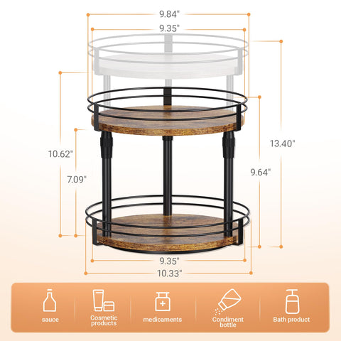 Across-Star raised wire fence prevents bottle falls while rotating