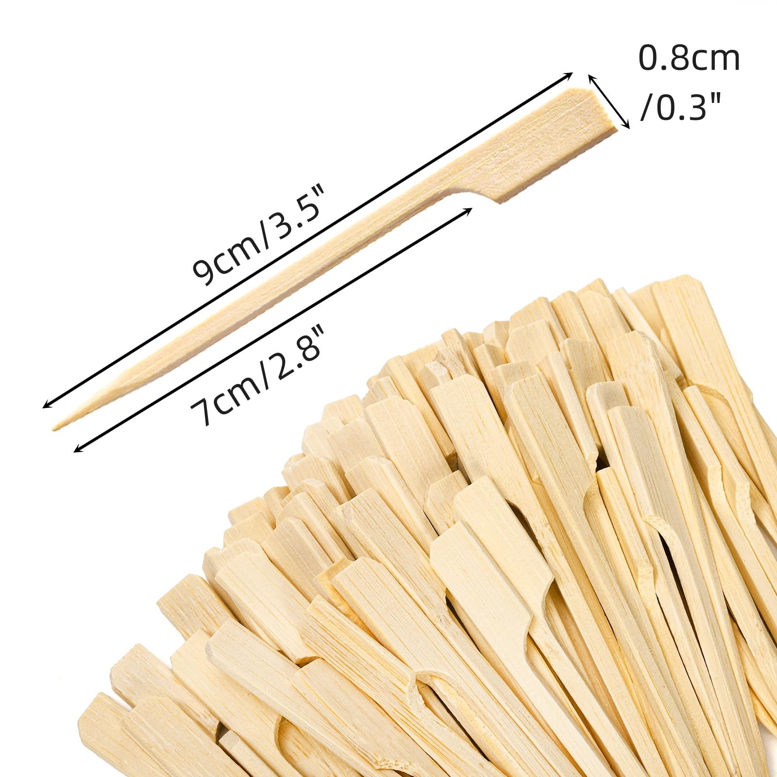 Acshio flat paddle design supports easy flipping and neat presentation.