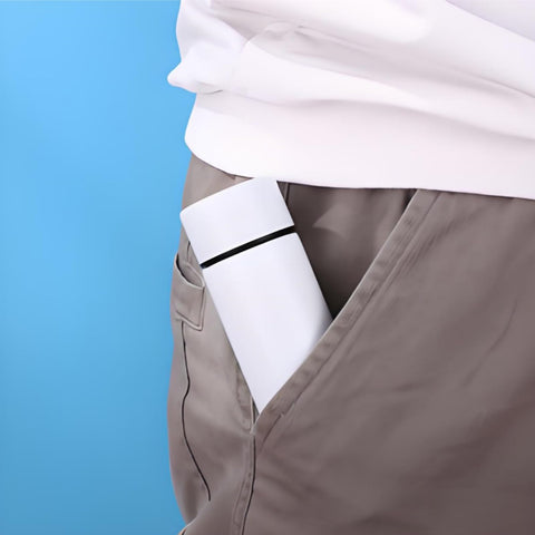 Acshio pocket bottle perfect for office, gym, and trips.