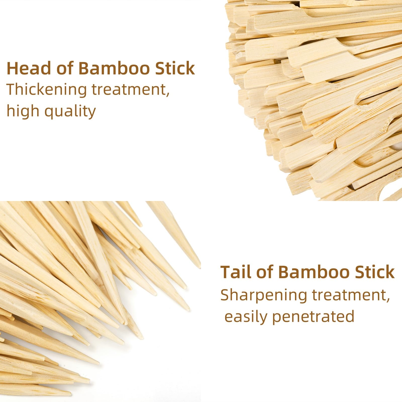 Acshio smooth burr-free finish protects hands while piercing food.