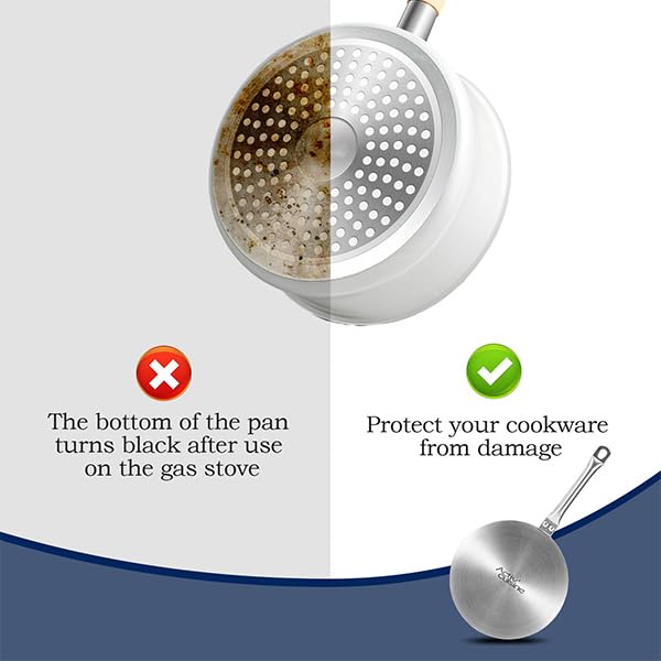 ACTIV CUISINE diffuser compatible with glass cooktops under stainless cookware