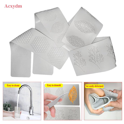 Acxydm easy-release leaf mold with butter coating for clean removal