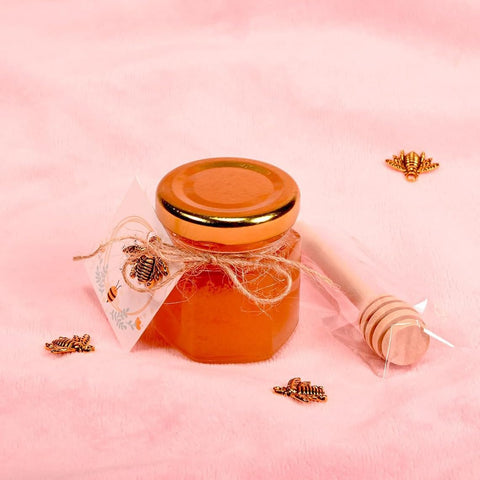 Adabocute beige gift bags for bee-themed favors