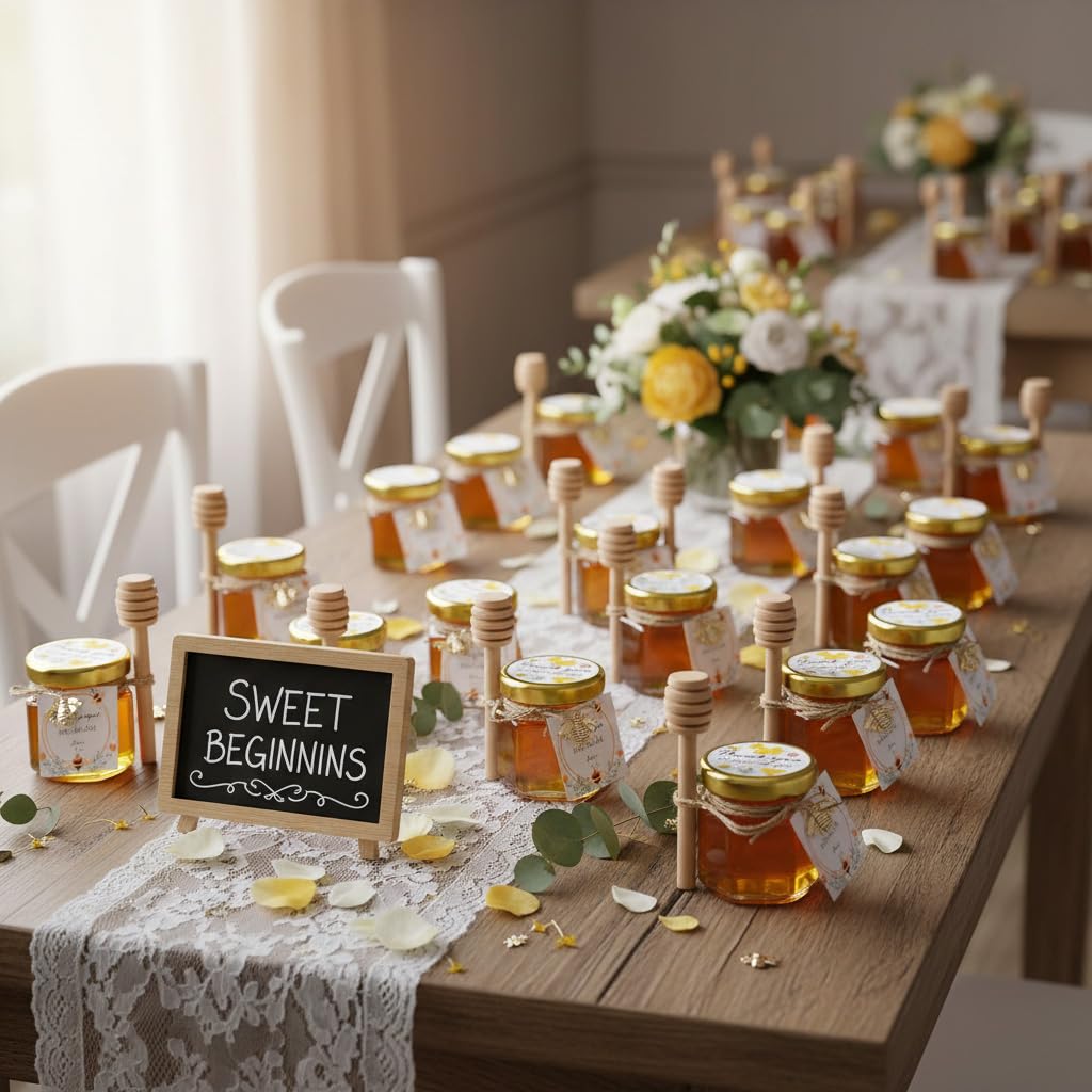 Adabocute bee pendant accessory attached to honey pot