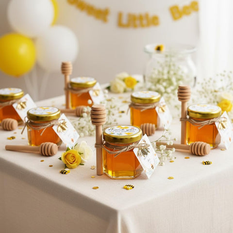Adabocute mini jar with airtight gold lid for leak-proof use