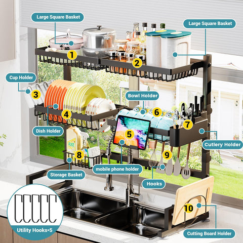 ADBIU expandability ends with 37 inch height to accommodate tall items.