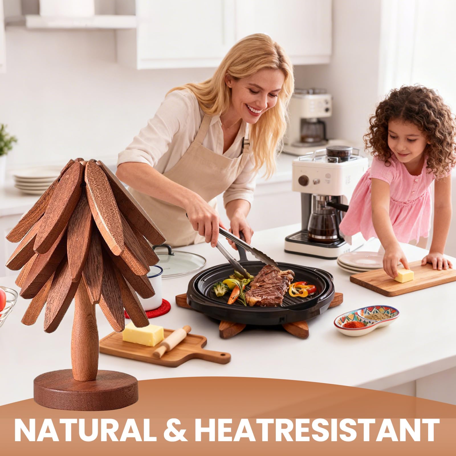ADDSSFUBAO sturdy kitchen accessory protects surfaces.