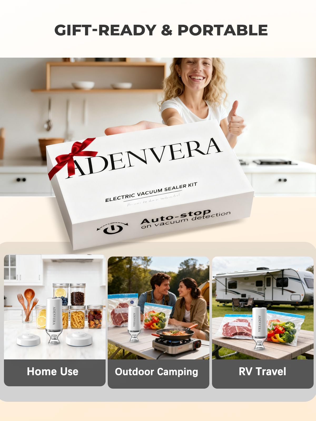 ADENVERA gift-ready packaging makes a thoughtful kitchen gift option