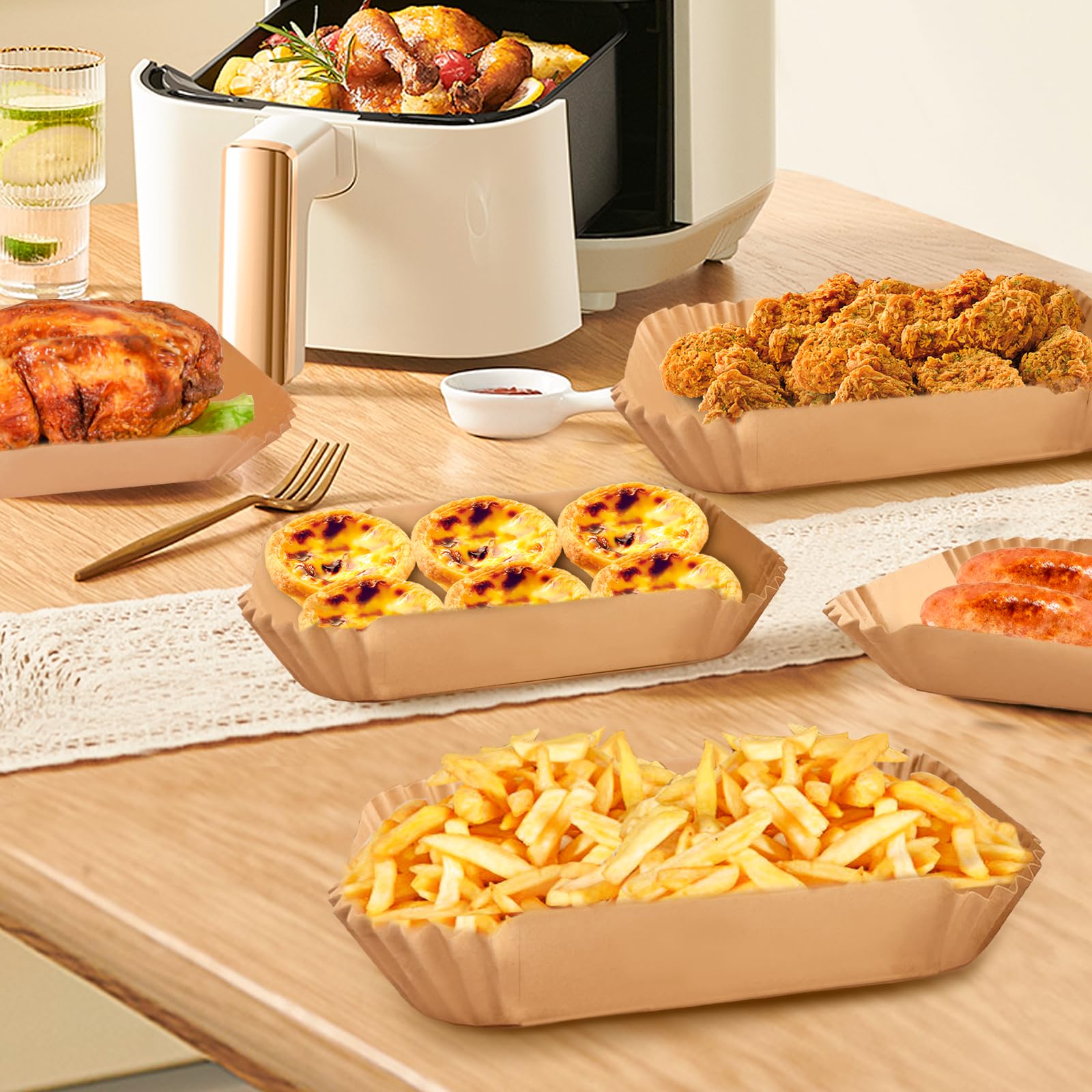 Adhjito grease-proof liners simplify post-cook cleanup