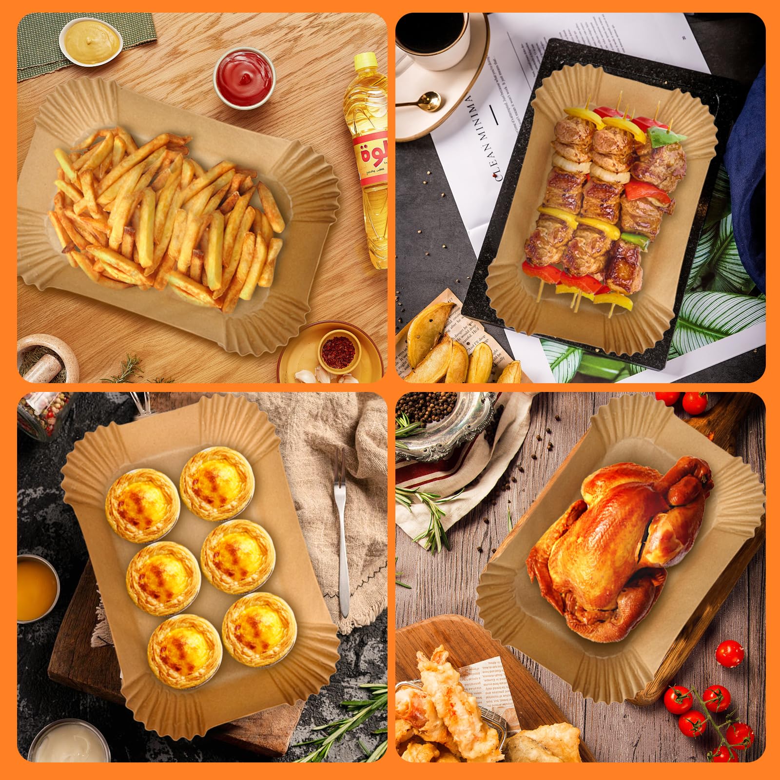 Adhjito heat-resistant liners withstands up to 428°F for versatile recipes