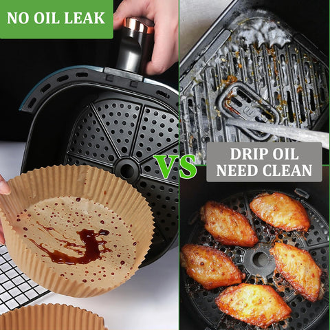 Adhjito waterproof, oil-proof parchment protects the fryer and surfaces