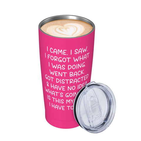 Adimidy funny design tumbler adds personality to daily coffee or tea.