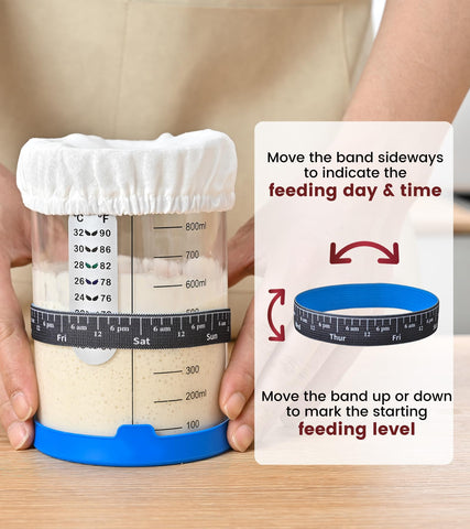 Adodeen Family-Size Starter Kit supports making multiple loaves efficiently.