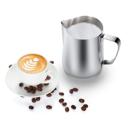 Adorever 20oz pitcher ideal for home espresso or cafe use.