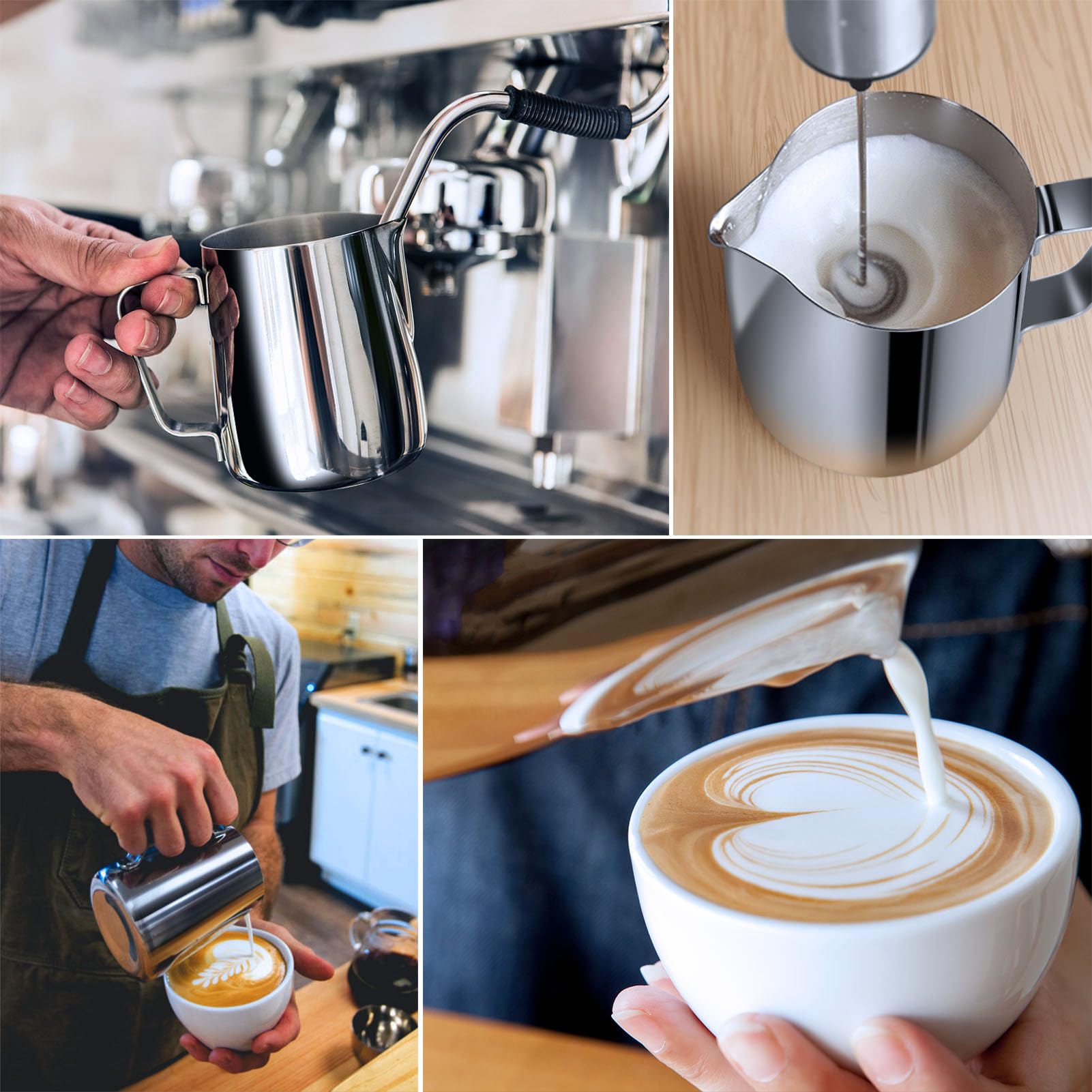 Adorever ergonomic handle and precise spout reduce spills.