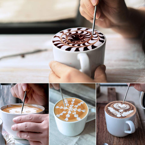 Adorever kitchen espresso accessory kit for latte art creation.