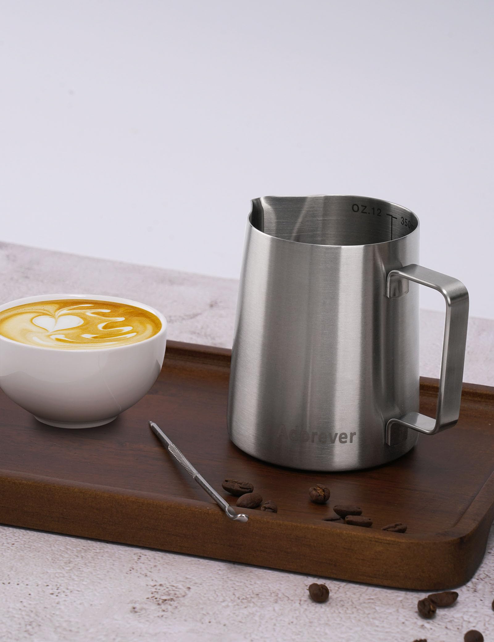 Adorever 12oz pitcher interior measurements for accurate portions