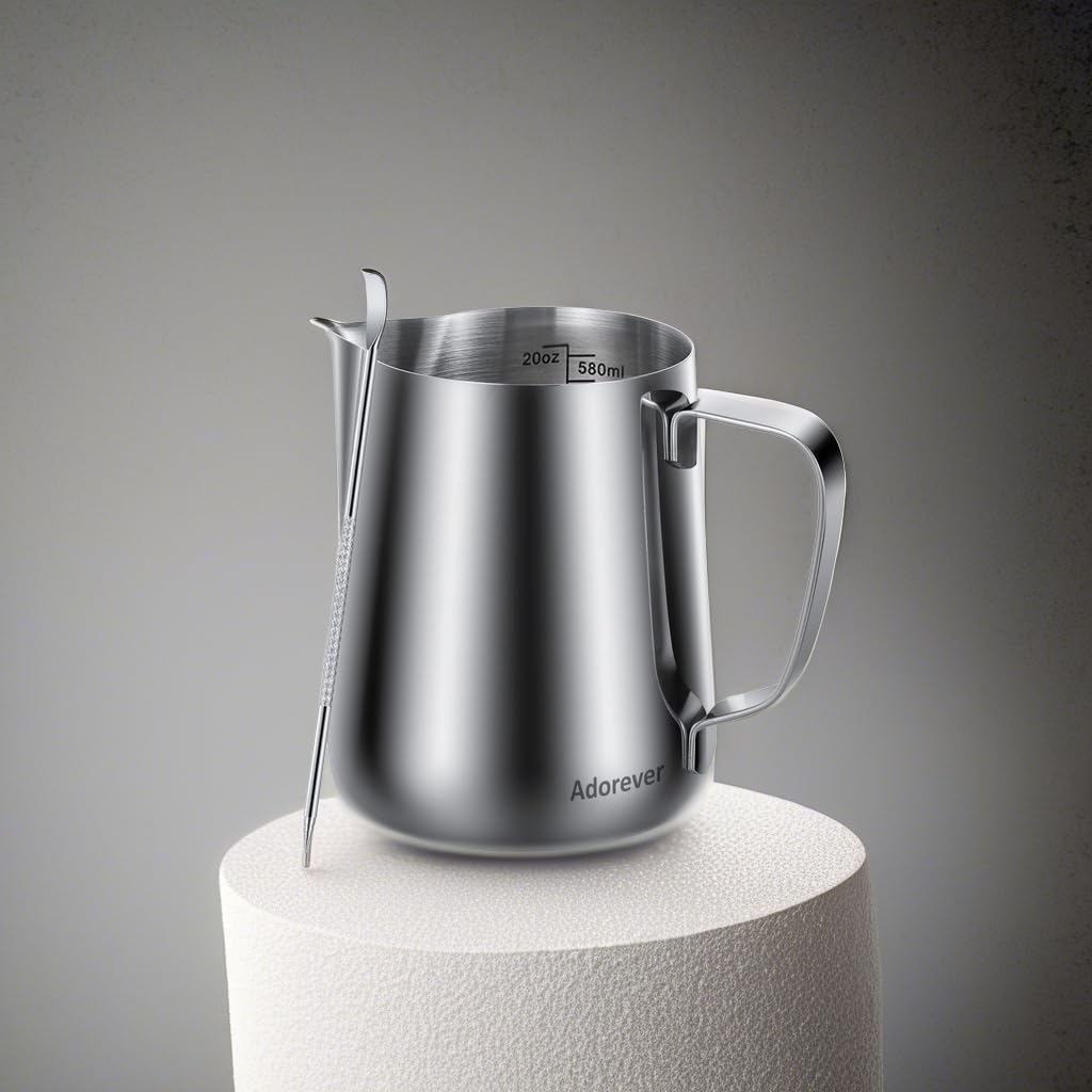 Adorever welded handle for sturdy, easy cleaning and use.