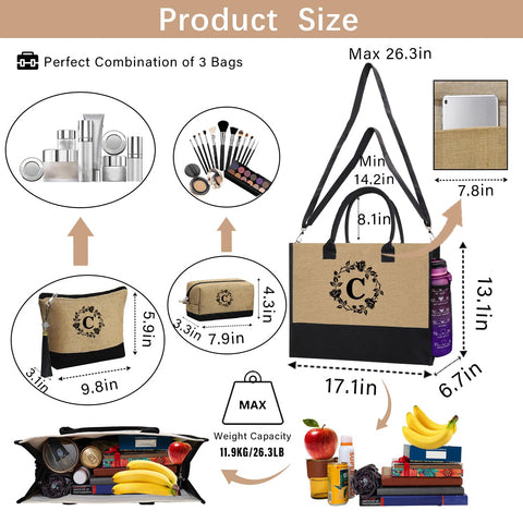 Adoryoung tote bag with adjustable strap for comfortable carry