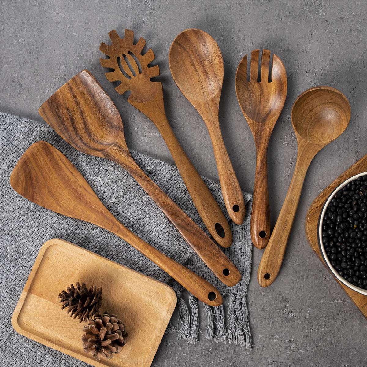 ADT AIUHI spoons in a drawer for organized cooking routines