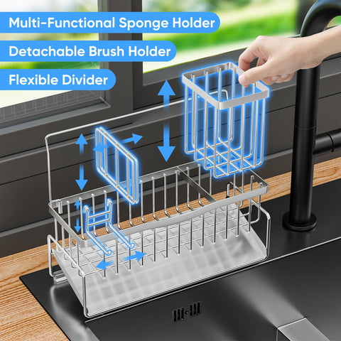Adurei brush holder and towel bar keep cleaning tools organized