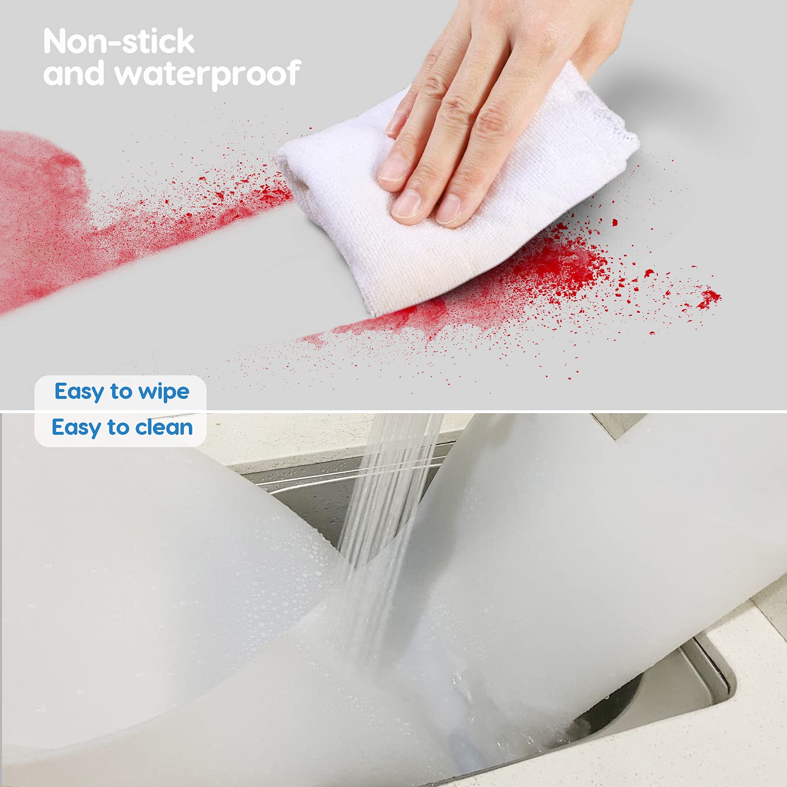 AECHY pastry mat with ample rolling area