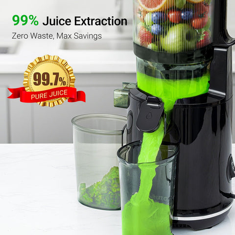 Aeitto juicer control panel, simple operation for precise, personalized blends.
