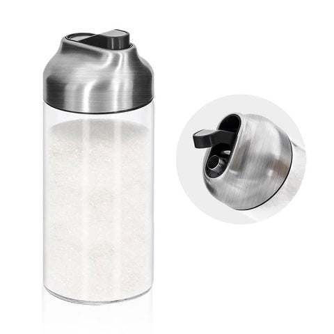 Aelga 12oz glass sugar dispenser with pour spout for precise pours in coffee stations