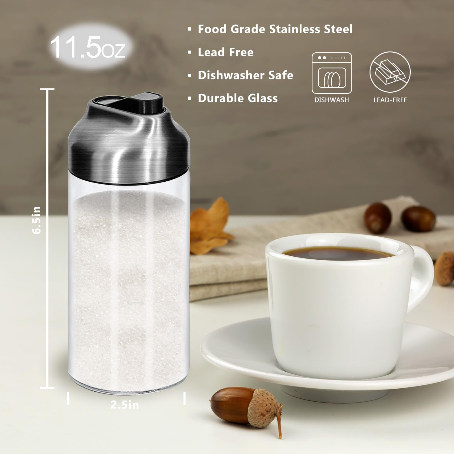 Aelga dispenser featuring auto cap flip lid for easy, spill-free use
