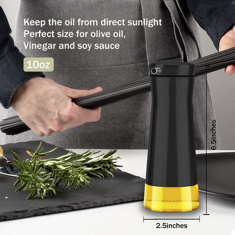 Aelga no-drip pour-spout design minimizes mess and helps control flow.