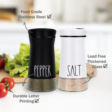 Aelga pepper shaker with adjustable holes for customizable flavor
