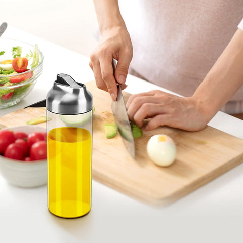 Aelga thick glass bottles feel sturdy and easy to clean.