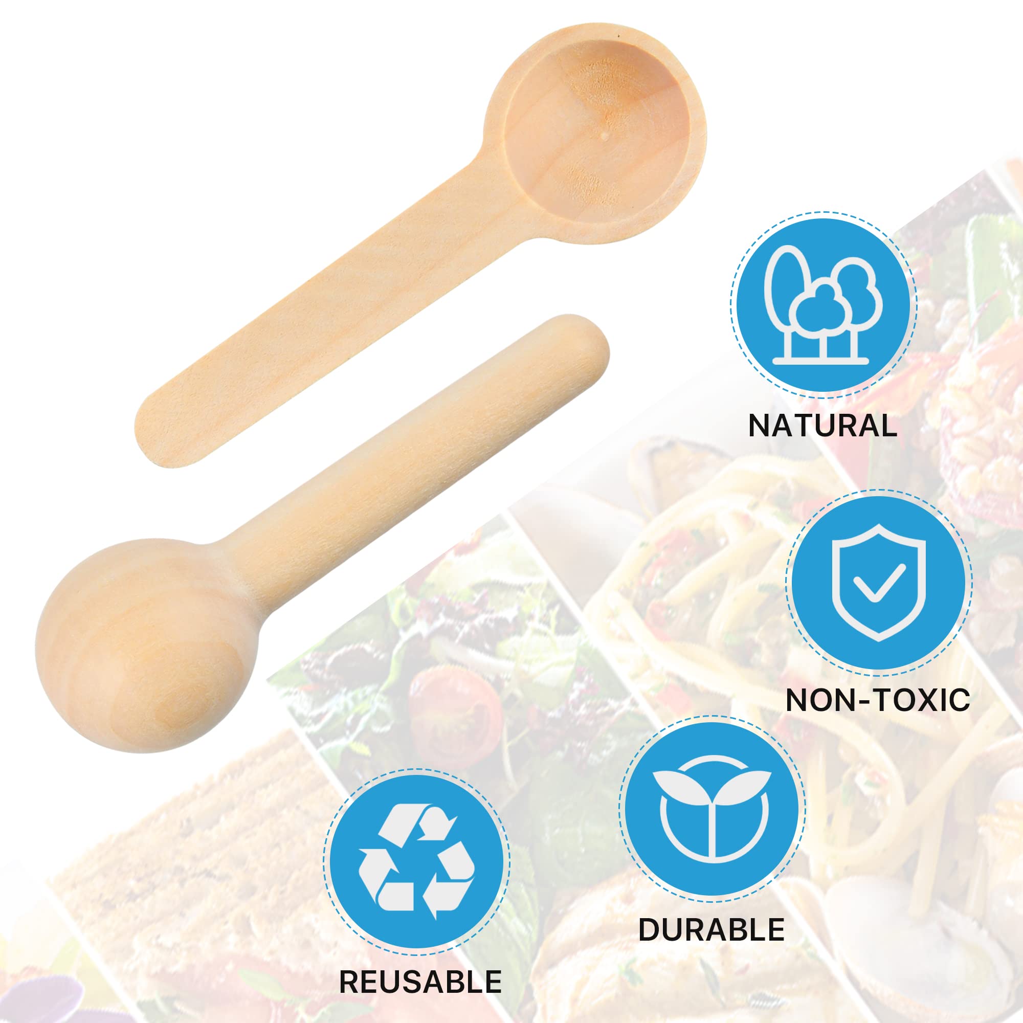 Aemygo mini spoons in use with coffee for easy portioning.