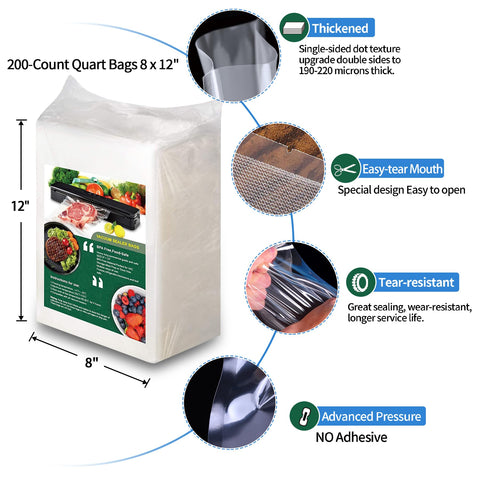 AENTGIU bags compatible with all vacuums: easy prep storage