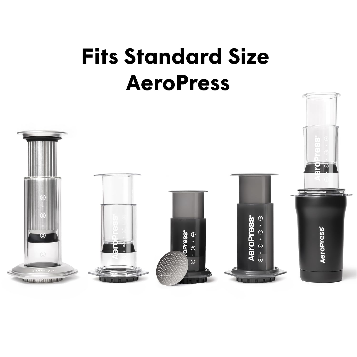 AeroPress delivers barista-quality coffee finish through metal filtration.
