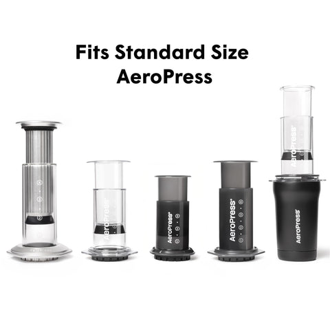 AeroPress compostable filter symbols highlighting green disposal