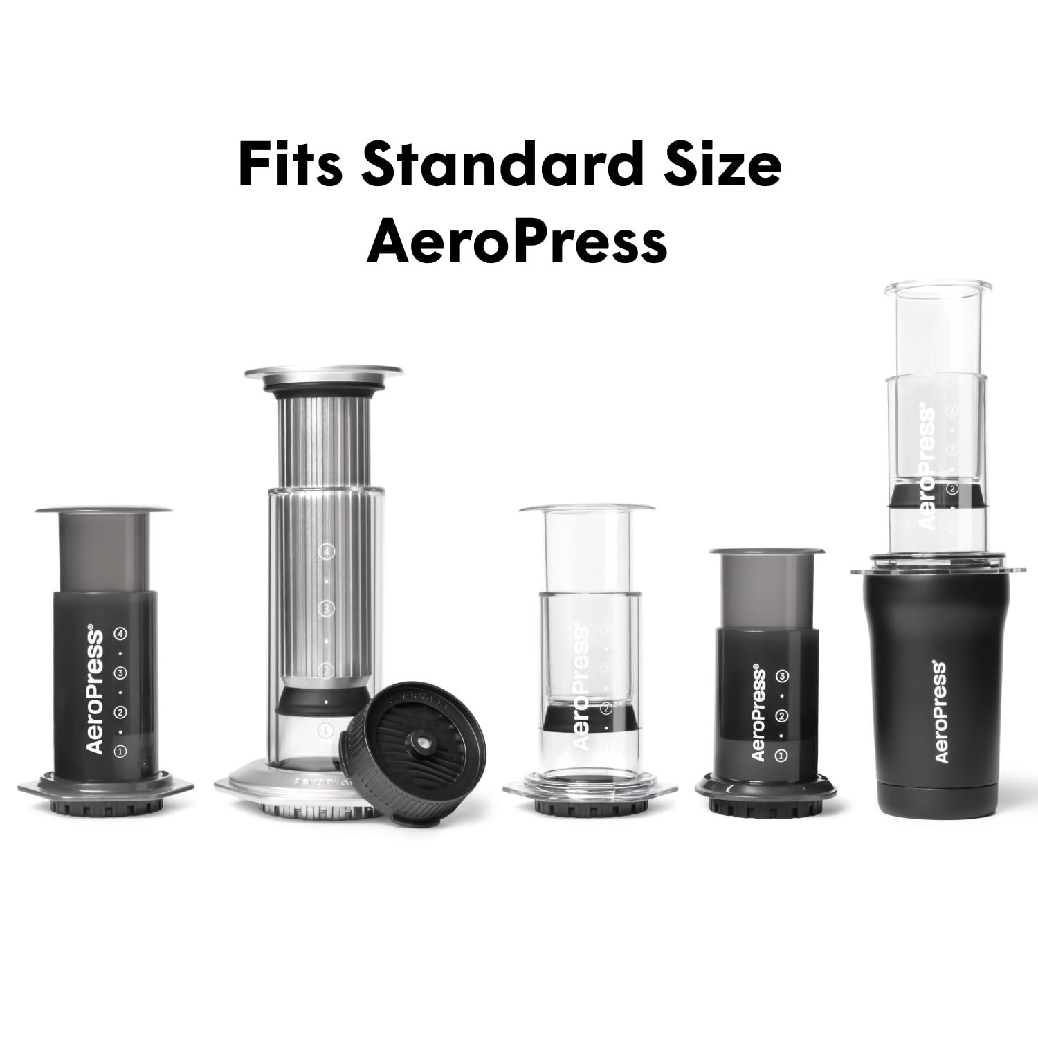 AeroPress Flow Filter Cap espresso-style-brew setup for richer, cafe-like espresso crema.