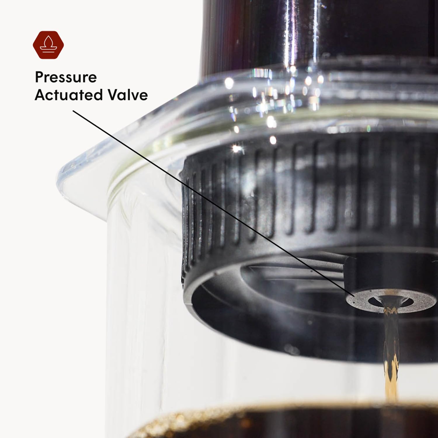 AeroPress Flow Filter Cap paper-filters option delivers a crisp cup with flexible brewing.