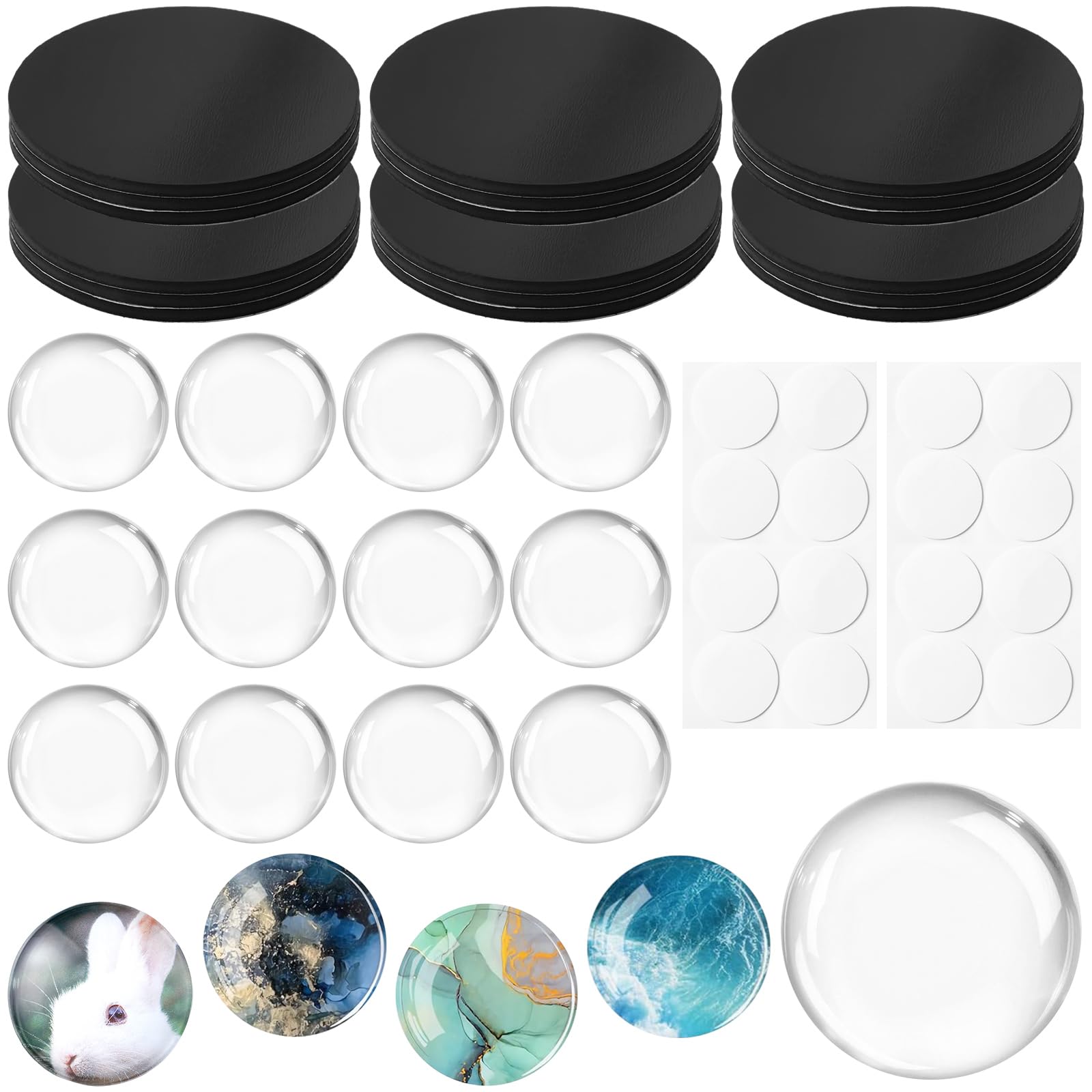 Aertiavty fridge magnets kit round magnets for personalized fridge decor and organization